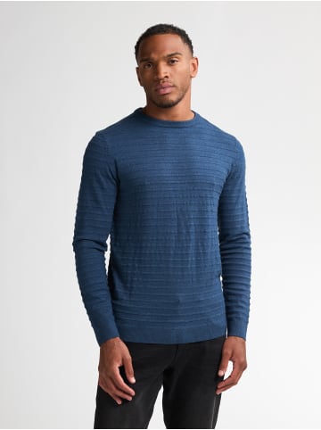 Petrol Industries Strickpullover mit Struktur Thornewood in Blau