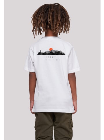 F4NT4STIC T-Shirt Escape Discover the World Asian Town in weiß