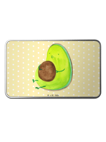 Mr. & Mrs. Panda Aufbewahrungsbox Avocado Pfeifen ohne Spruch in Gelb Pastell