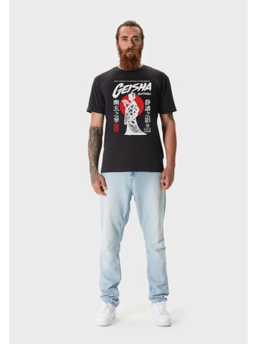 OLDSKULL T-Shirt Shadow Graphic in Black