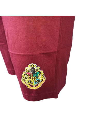 Harry Potter Schlafanzug kurz Harry Potter  in Weiß-Bordeaux
