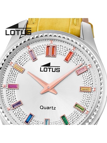 Lotus Chronograph-Armbanduhr Lotus Classic gelb mittel (ca. 38mm)