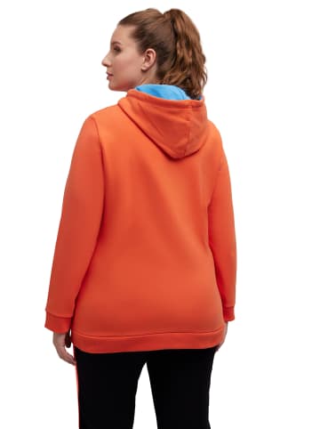 Ulla Popken Sweatshirt in korallenrot