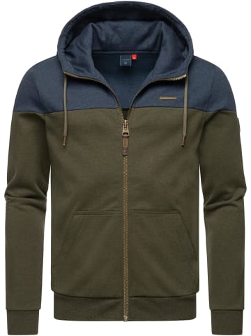 ragwear Kapuzensweatjacke Tomie in Olive