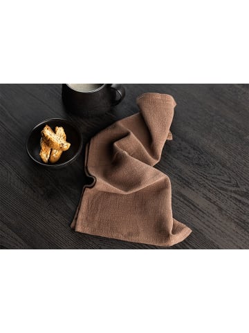 ebuy24 Stoffserviette Bloria 2er Set Dunkelbraun 2er Set