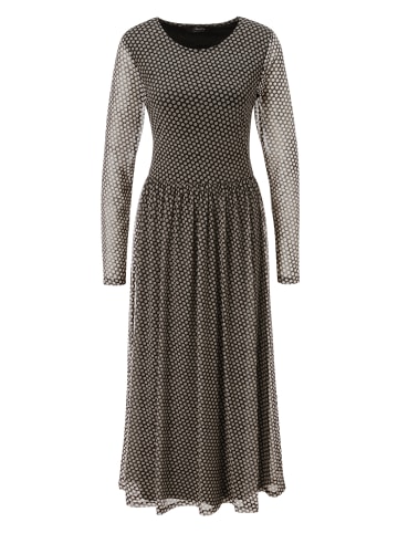 Aniston SELECTED Maxikleid in Offwhite-schwarz