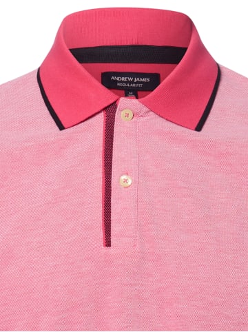 Andrew James Poloshirt in pink - 0004