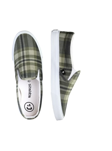ethletic Sneaker Deck in tartan mystic green