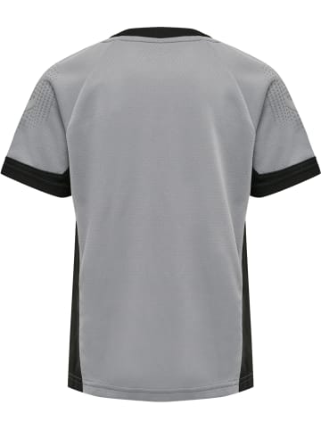 Hummel Hummel T-Shirt Hmllead Multisport Kinder Leichte Design Schnelltrocknend in GREY MELANGE