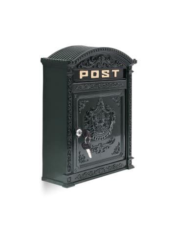 Briefkasten in Grün - (B)31 x (H)44,5 x (T)9,5 cm