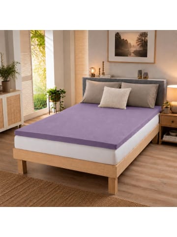 BettwarenShop Spannbettlaken Ultra-Stretch in flieder