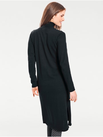 Heine Long-Strickjacke in schwarz