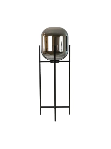 The Lumine Stehleuchte 8087 in Schwarz / Grau – (Ø)45 x (H)140 cm