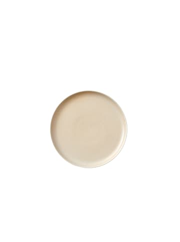 Studio Round Lunchteller North in Matte white/Matte sand