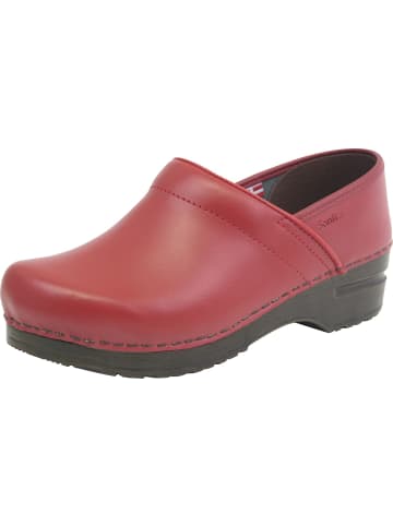 Sanita Comfortwear Clog "Original-Prof. Izabella" in Rot