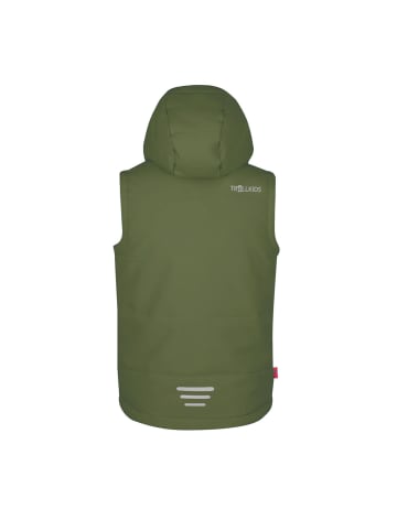 Trollkids Funktionsweste Narvik XT in dusky olive/light magenta