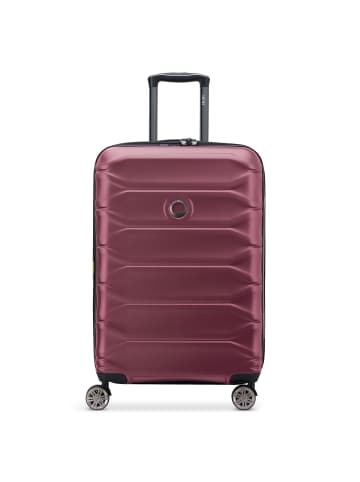Delsey Meteor 4 Rollen Trolley 68 cm mit Dehnfalte in bordeaux