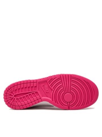 Nike Sneaker DUNK in Weiß/Rosa/Laserfuchsia