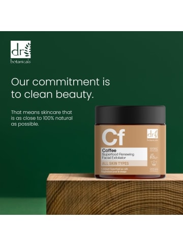 Dr Botanicals Coffee Superfood Erneuerndes Gesichts-Peeling - 60ml