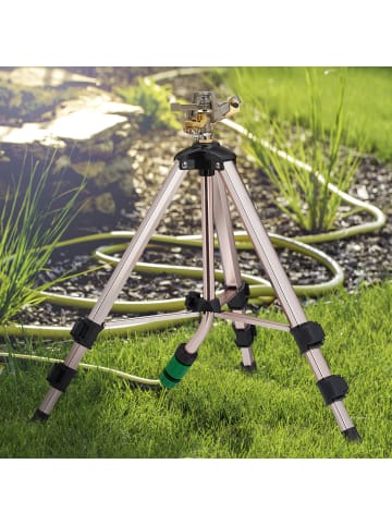 relaxdays Sprinkler in Silber/ Schwarz