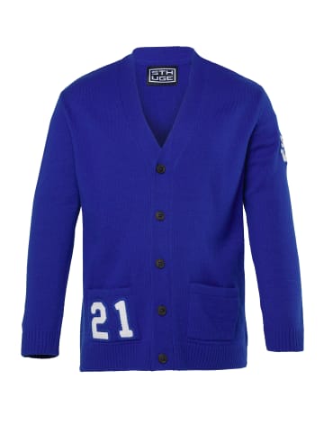 STHUGE Strickjacke in kobaltblau