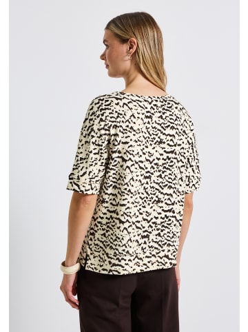 Street One T-Shirt in beige schoko