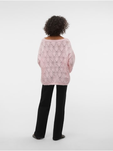 Vero Moda Strickpullover in Rose Shadow