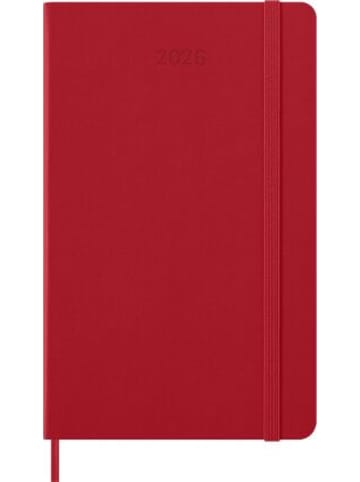 Moleskine Kalender - Moleskine 12 Monate Tageskalender 2026, Large/A5, 1 Tag = 1 Seite, F