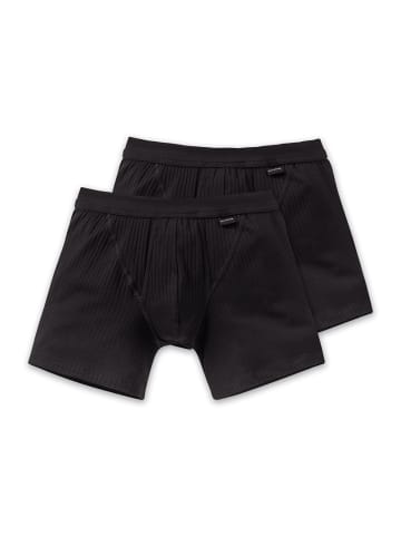 Schiesser Retroshorts 2er-Pack Authentic in Schwarz