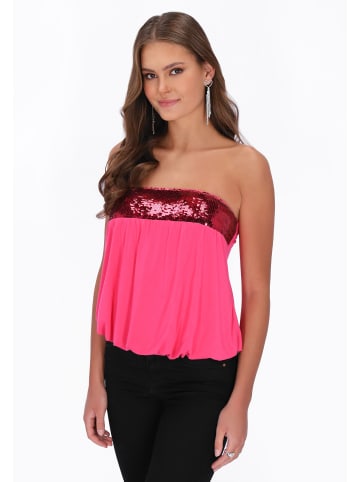 myMo at night Women Top in dark pink