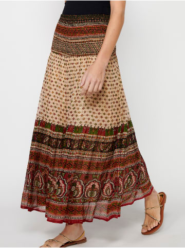 KOROSHI LANGES SKIRT in bunt