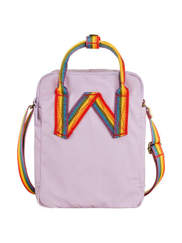 FJÄLLRÄVEN Kanken Rainbow Sling - Umhängetasche 20 cm in pastel lavender-rainbow pattern