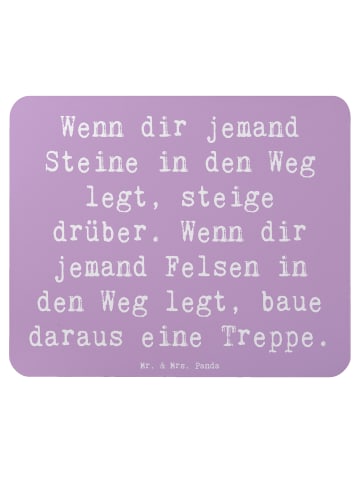 Mr. & Mrs. Panda Mauspad Spruch Stolpersteine im Alltag meistern... in Lavendeltraum