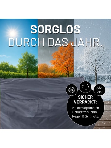 Lumaland LUMALAND Wetterschutzhaube für 2 Modulare Elemente - wasserabweisend - Kordelzu