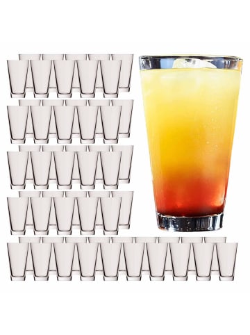 Rastal 60er Set Becher Conic in Transparent 330 ml in transparent