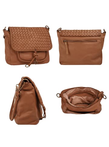 Samantha Look Umhängetasche in cognac