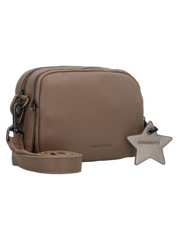 FREDs BRUDER Joy Umhängetasche Leder 20 cm in almond