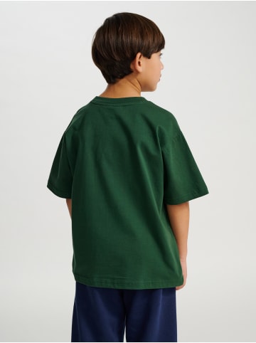 Hummel T-Shirt Hmljr Loose Kinder in DARK GREEN