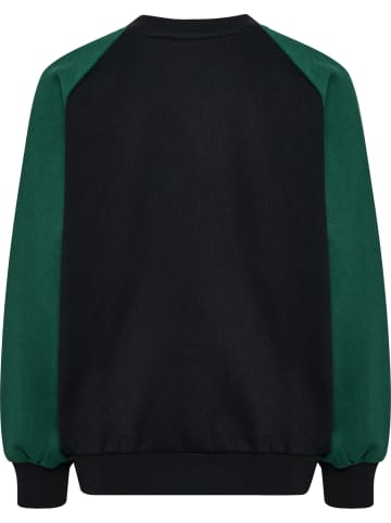 Hummel Sweatshirt Hmljr Oversized Kinder in DARK GREEN