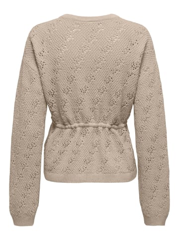 ONLY Strickjacke in Oxford Tan