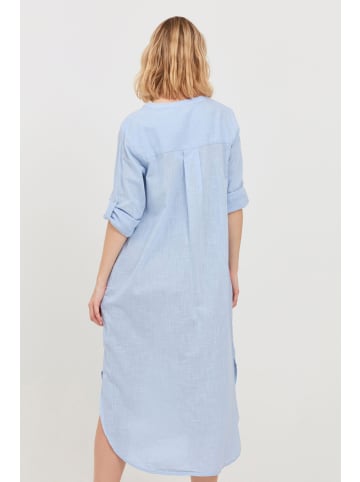 b. young BYHENRI LONG SHIRT - LIGHT WOVEN Regular fit in Brunnera Blue