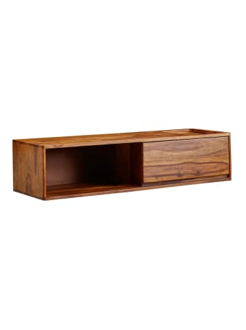 KADIMA DESIGN Lowboard | Sheesham Massiv, 108x25x34cm, Hängend, TV-Schrank