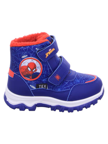 MARVEL Spider-Man Klettstiefel Mit Tex-Membran in blau