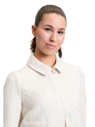 CARTOON Tweedblazer mit Taschen in Cream/Nature