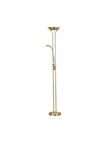 Licht-Erlebnisse Stehlampe EEK E (B)25.4 x (L)25.4 x (H)180 cm in Messing
