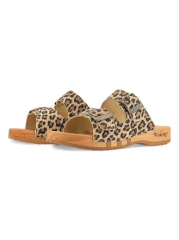 Woody Sandale in gold