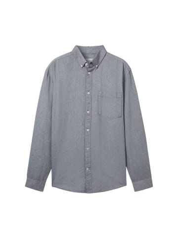 Tom Tailor Langarmhemd in navy chambray