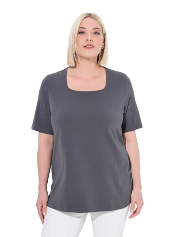 Ulla Popken Shirt in graphitgrau
