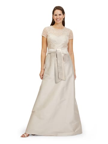 Vera Mont Abendkleid mit Stickerei in Rose Beige