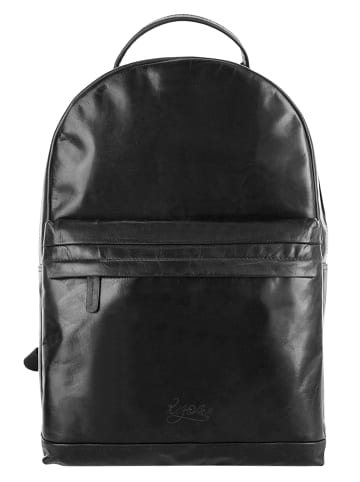 X-ZONE Rucksack echt Leder in schwarz